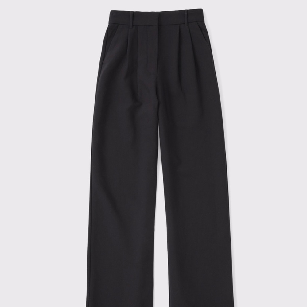 Abercrombie & Fitch Black Sloane Wideleg (6 Short) (28)